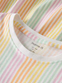 NAME IT Kjole Vigga Bright White